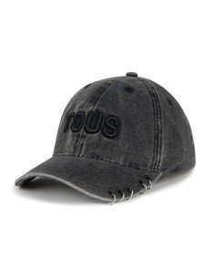 Tous Earrings Black cap: estilo urbano com um toque elegante e pormenores de tachas de joalharia