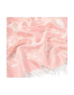Lenço Kaos Devoré rosa escuro da Tous: elegância boémia para qualquer ocasião. 2