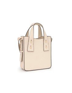 Mini-bolsa Tous bege: elegância e versatilidade com pormenor de pendente de urso 2