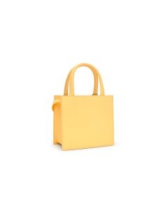 Mini-saco Cube amarelo Tous - Estilo versátil e elegante para o dia a dia 2