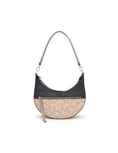 Mala a tiracolo Tous Kaos Icon taupe: elegante, versátil e única no street style