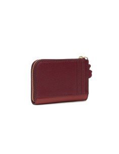 Tous Wallet large burgundy Audree Saffiano 2
