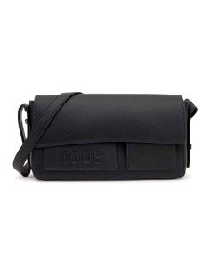 Mala a tiracolo média preta Tous: estilo minimalista e funcional para uma utilização quotidiana elegante