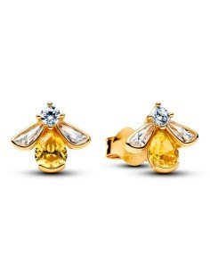 PANDORA HONEY BEE BUTTON EARRINGS
