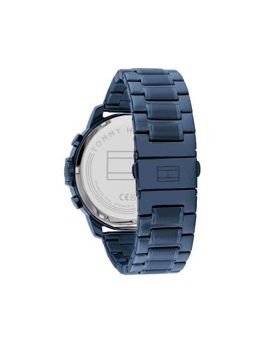 Montre homme multifonction Tommy Hilfiger Luca bleu gris, élégante et durable