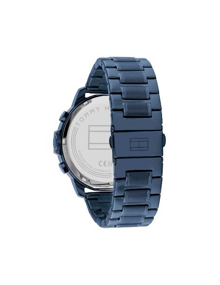 Montre homme multifonction Tommy Hilfiger Luca bleu gris, élégante et durable