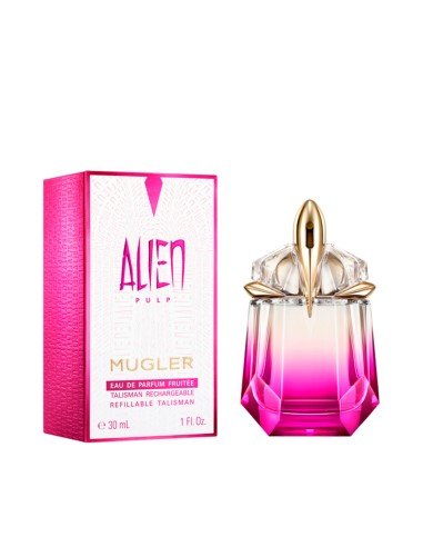 Perfume feminino Alien Pulp de Thierry Mugler: sensualidade floral frutada para o verão