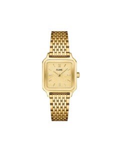 Cluse Gracieuse Uhr: goldene Eleganz mit raffinierter Spitzenstruktur