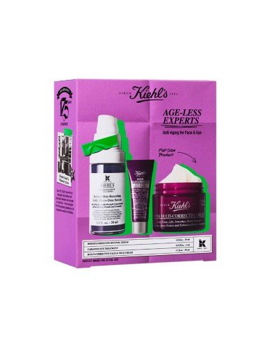 Kit anti aging de Kiehl's: rejuvenece, tonifica e ilumina con retinol y crema multicorrectiva