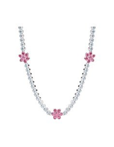 Collana Pandora Rose Flower in argento sterling: eleganza e simbolismo in ogni dettaglio