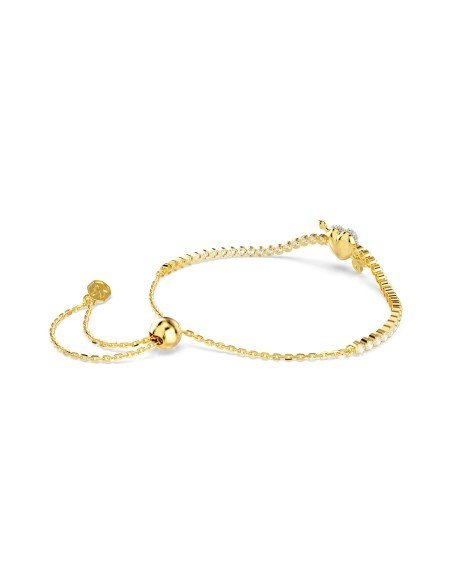 Bracciale Swarovski Angelic: brillantezza ed eleganza versatili in rodio con cristalli bianchi
