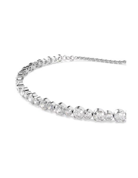 Pulsera Tennis Imber Swarovski: Cristales Rosa y Oro Rosa, Elegancia y Versatilidad
