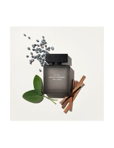 Parfum masculin moderne : Narciso Rodriguez For Him Musc Santal, puissance et authenticité.