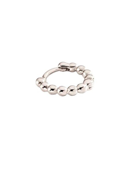 Piercing criollo Agatha plata: estilo rockero y audaz para combinaciones únicas