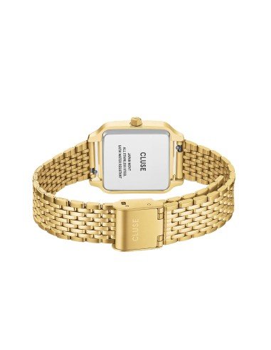 Montre femme Cluse Gracieuse en or élégant : style et précision du quartz assurés