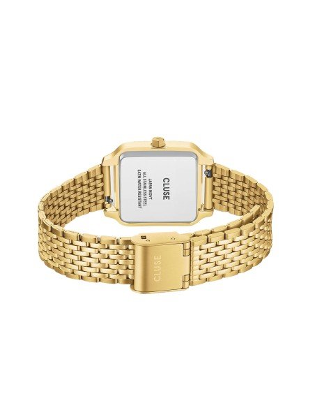 Reloj elegante dorado Cluse Gracieuse para mujer: estilo y precisión de cuarzo asegurada
