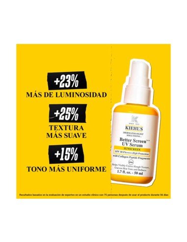 Kiehl's Sunscreen SPF50: Anti-Ageing, feuchtigkeitsspendendes und leichtes Serum für strahlende Haut
