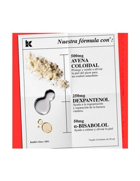 Creme facial Kiehl's: reparador para peles sensíveis e irritadas, conforto e alívio imediatos