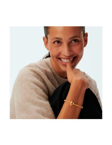 Bracciale a maglie Maude placcato oro di Agatha Paris: eleganza e versatilità in oro