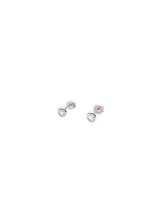 Orecchini in cristallo placcato argento Agatha Odéon - eleganza senza tempo in argento sterling