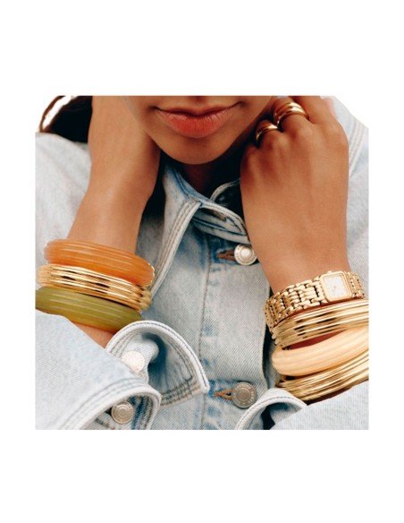 Pulsera rígida Madeleine dorado Agatha Paris: lujo atemporal y ajuste perfecto