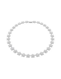 Ariana Grande Colar de flores em ródio branco Swarovski : Envio gratuito