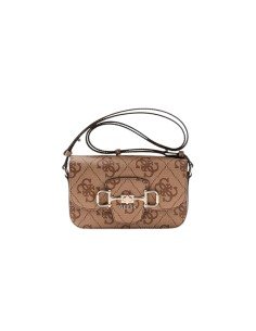 Acquistare Guess Janie Logo Borsa a tracolla Marrone chiaro Online