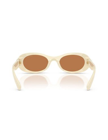 Occhiali da sole Miu Miu donna bianco sporco marrone online
