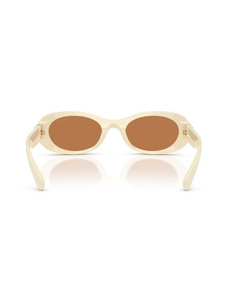 Lunettes de soleil Miu Miu pour femme blanc cassé marron online