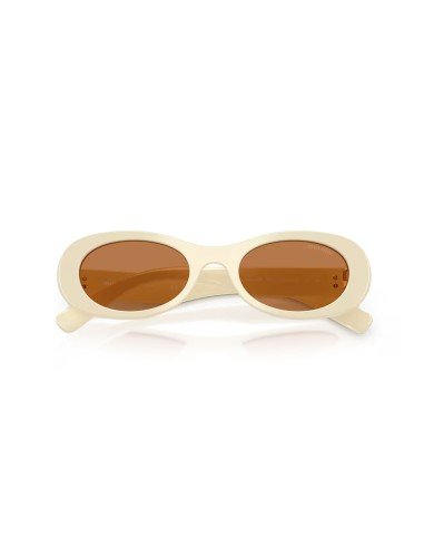 Occhiali da sole Miu Miu donna bianco sporco marrone online