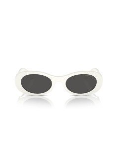 Occhiali da sole Miu Miu da donna in acetato grigio bianco originali 2