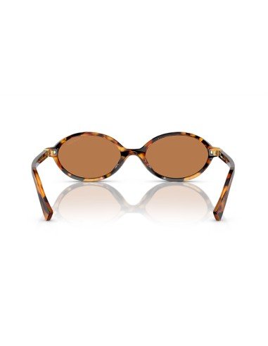 Lunettes de soleil Miu Miu pour femme, ovales, havane clair, originales