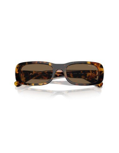 MIU MIU Lunettes de soleil rectangulaires en acétate Havana - Originals