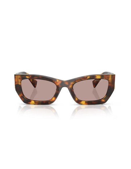 Occhiali da sole Miu Miu cat eye havana honey - Spedizione gratuita