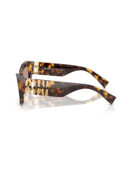 Occhiali da sole Miu Miu cat eye havana honey - Spedizione gratuita