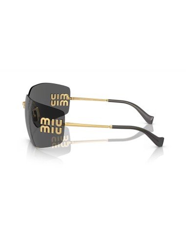 Acheter des lunettes Miu Miu gold lens dark grey en ligne
