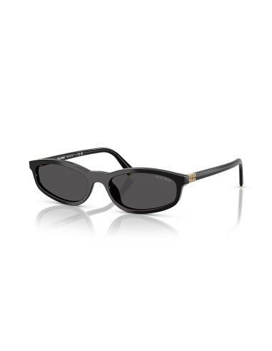 Óculos de sol MIU MIU oval preto cinzento - Entrega gratuita