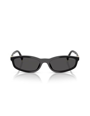 Óculos de sol MIU MIU oval preto cinzento - Entrega gratuita