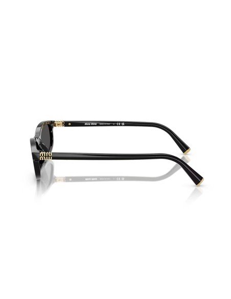 Óculos de sol MIU MIU oval preto cinzento - Entrega gratuita