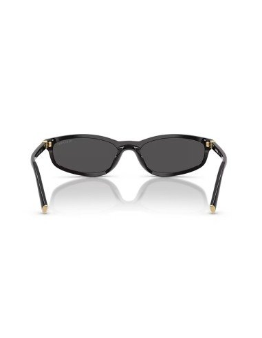 Óculos de sol MIU MIU oval preto cinzento - Entrega gratuita