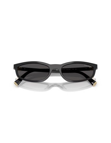 Óculos de sol MIU MIU oval preto cinzento - Entrega gratuita