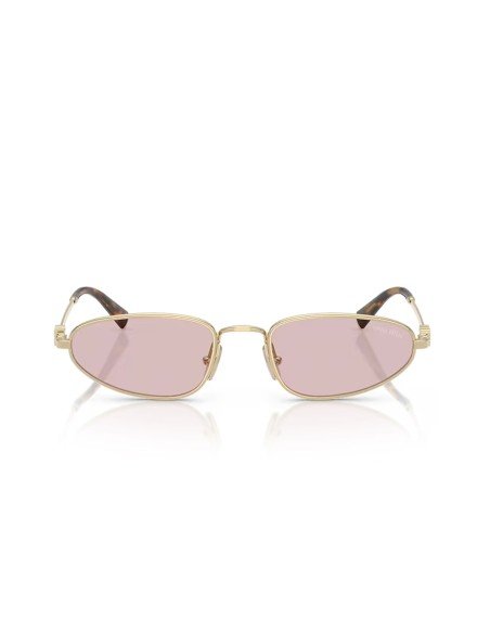 Lunettes de soleil Miu Miu or pâle et rose - Acheter en ligne