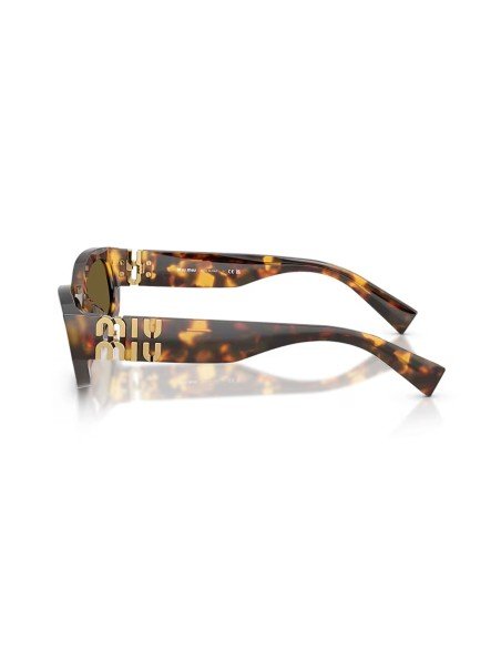 Lunettes de soleil rectangulaires en écaille Miu Miu pour femme offre