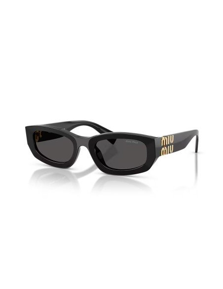 Acheter les lunettes de soleil rectangulaires noires et grises de Miu Miu pour femme