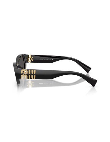 Acheter les lunettes de soleil rectangulaires noires et grises de Miu Miu pour femme