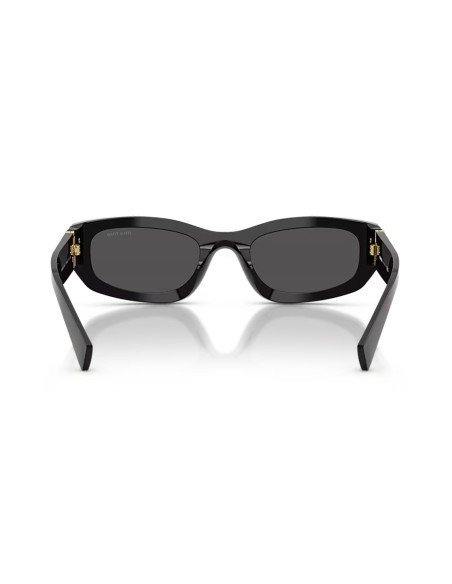 Acheter les lunettes de soleil rectangulaires noires et grises de Miu Miu pour femme