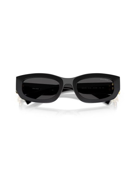 Acheter les lunettes de soleil rectangulaires noires et grises de Miu Miu pour femme