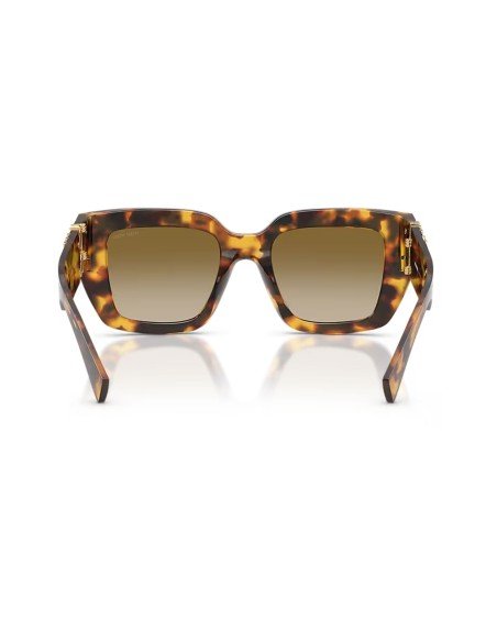 Sunglasses Miu Miu Cat Eye women gold havana - Free shipping