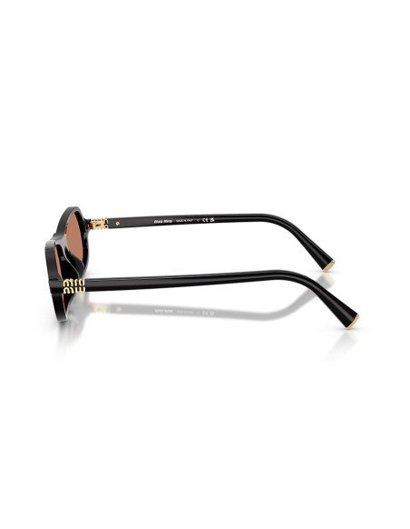 Lunettes de soleil MIU MIU femmes acétate noir, achat original
