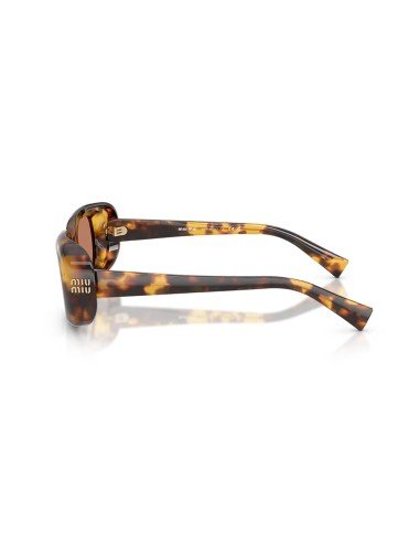 Comprar Miu Miu Óculos de sol ovais para mulher Havana Gold